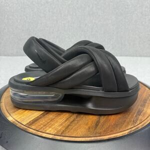 Nike Women's Air Max ISLA Sandals Women's 9 - Triple Black (FJ5929-003)
